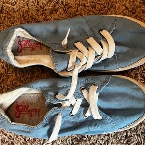 Baby Blue Women's Jelly Pop Sneakers Size 7